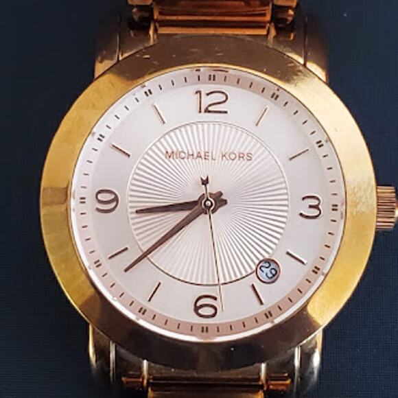 Michael Kors MK3486 Women's Watch Rose Gold Stainless Steel Analog 33mm Quartz - Picture 1 of 8